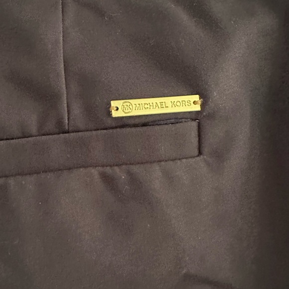 Michael Kors Navy Dress pants with Gold Logo‎ - Picture 3 of 8